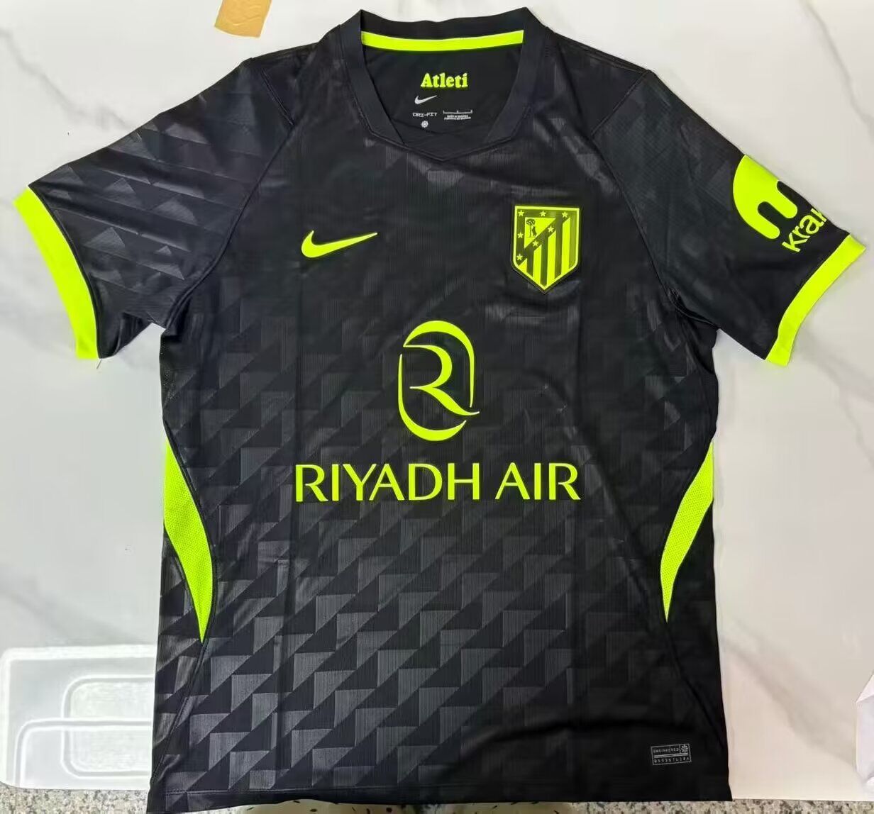 AAA Quality Atletico Madrid 26/27 Away Black Soccer Jersey